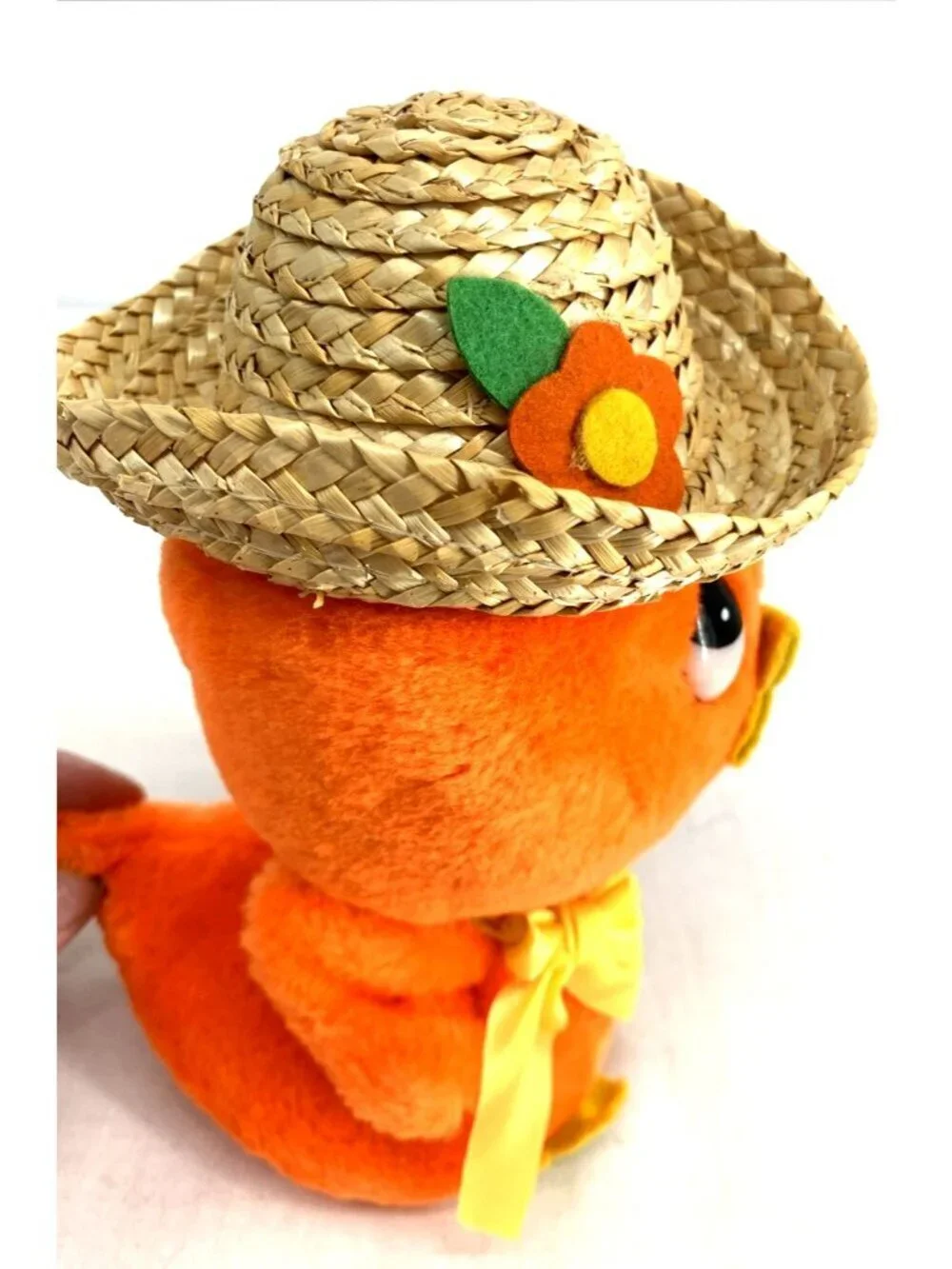 Dakin Plush Chick Straw Hat 9